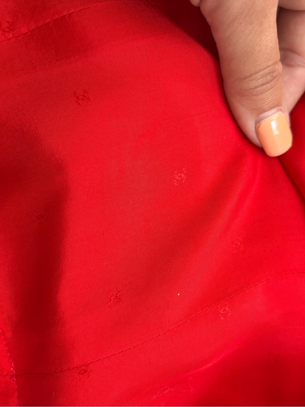 Authentic CHANEL Spring 1989 Karl Lagerfeld red belt dress vintage size 36 - Picture 9 of 13